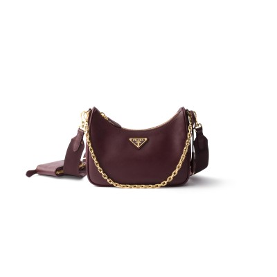 PRADA RE-EDITION 2005 SAFFIANO LEATHER BAG 1BH204 (22*18*6cm)